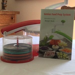 In new condition genius food prepping system